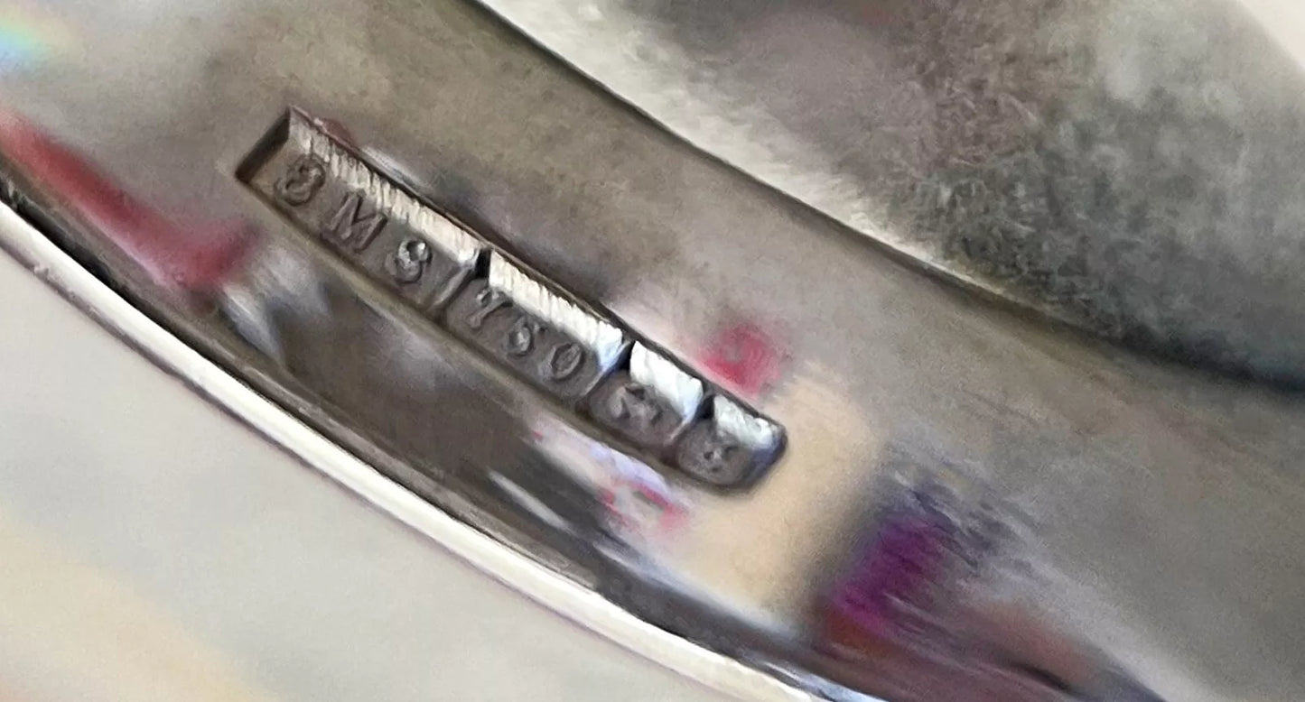 Share Tanzanite Diamond Ring Size TCW 2.04 Carats Size N1/2 18ct White Gold BA320