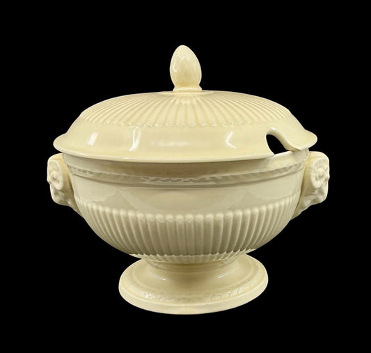 VINTAGE WEDGEWOOD QUEENSWARE EDME 59 PIECE DINNER SERVICE FOR EIGHT