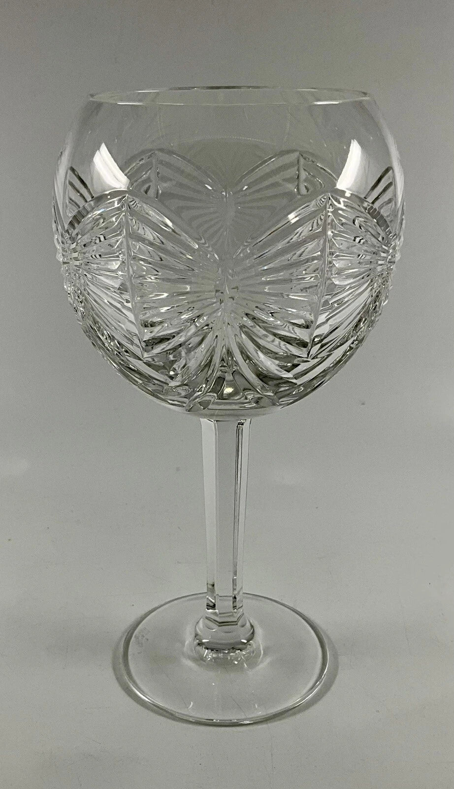 PAIR OF WATERFORD CRYSTAL MILLENIUM SERIES TOASTING GOBLETS HAPPINESS