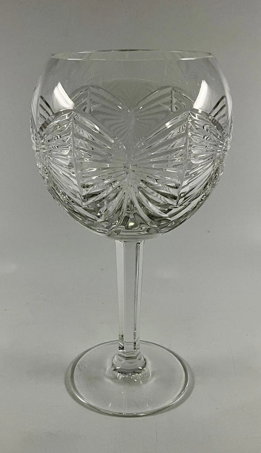 PAIR OF WATERFORD CRYSTAL MILLENIUM SERIES TOASTING GOBLETS HAPPINESS