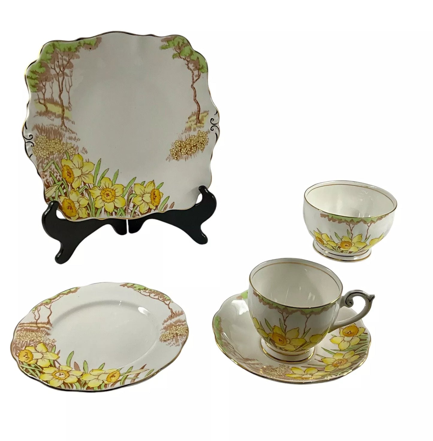 VINTAGE BELL SPRINGMORN 20 PIECE TEA SET SH27